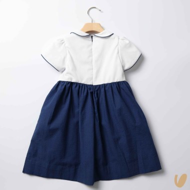 Abito in piquè e seersucker Abito e Tuta