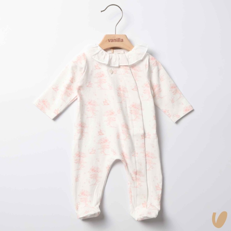 Tutina in cotone toile de jouy Tutina