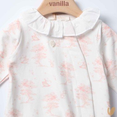 Tutina in cotone toile de jouy Tutina
