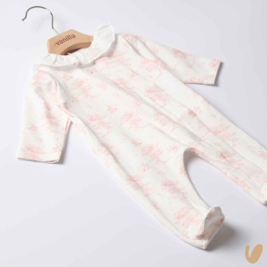 Tutina in cotone toile de jouy Tutina