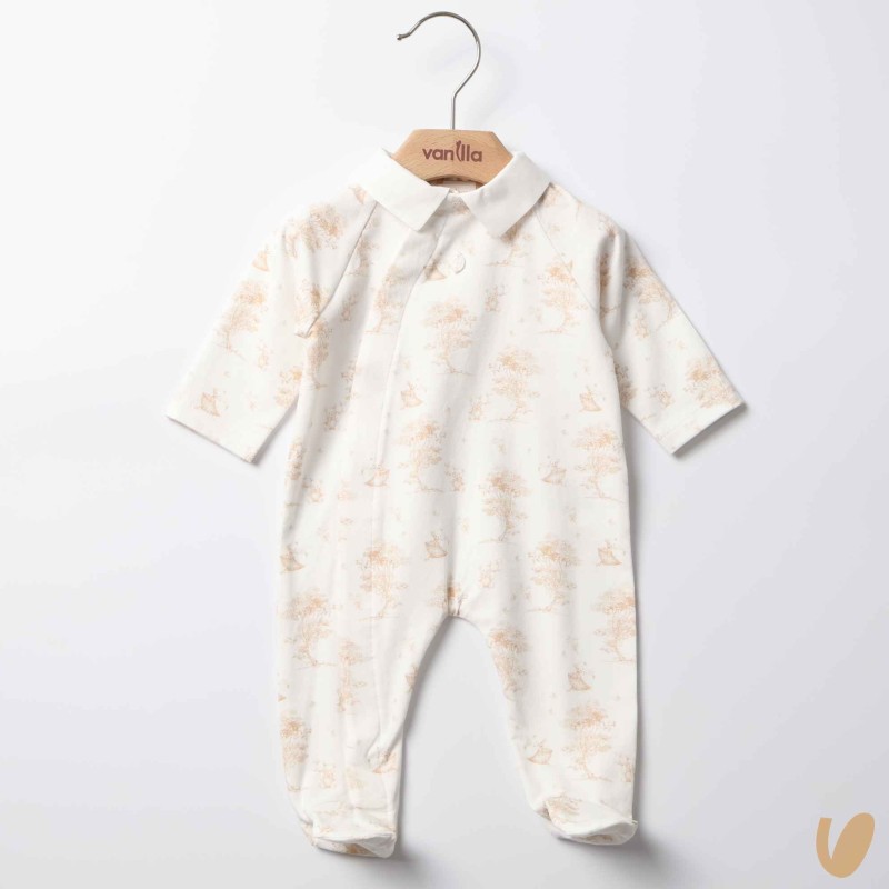 Tutina in cotone toile de jouy Tutina