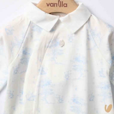 Tutina in cotone toile de jouy Tutina