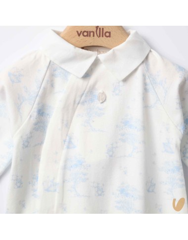 Tile de Jouy cotton suit