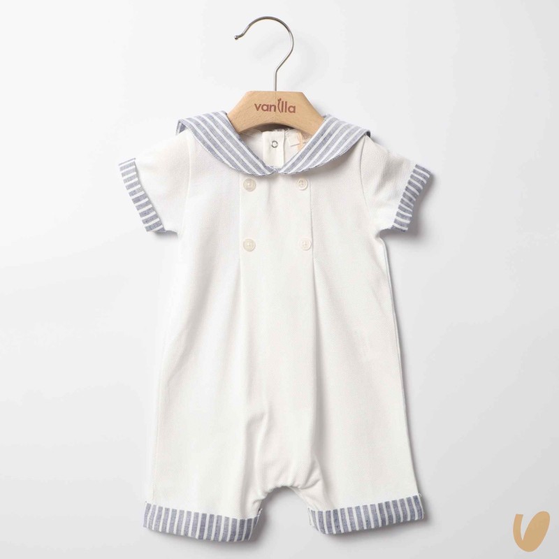 Pagliaccetto piquè marinaretto Completo e Pagliaccetto