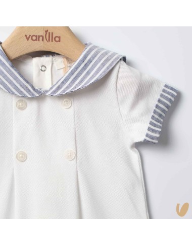 Pagliaccetto piquè marinaretto Completo e Pagliaccetto