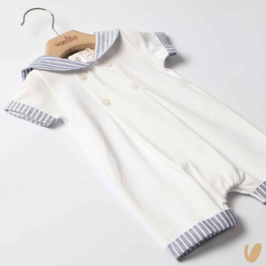 Pagliaccetto piquè marinaretto Completo e Pagliaccetto