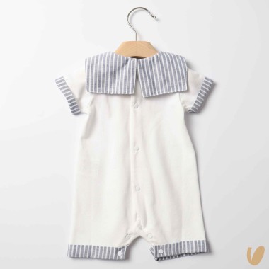 Pagliaccetto piquè marinaretto Completo e Pagliaccetto