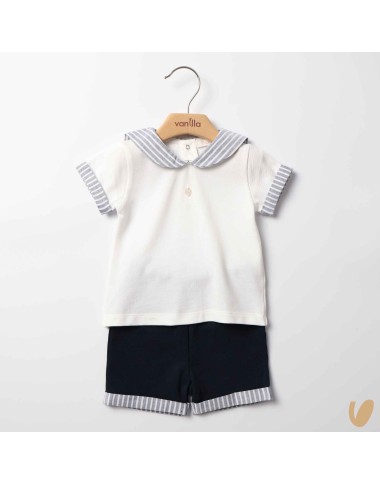 Completo piquè marinaretto Completo e Pagliaccetto