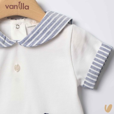 Completo piquè marinaretto Completo e Pagliaccetto