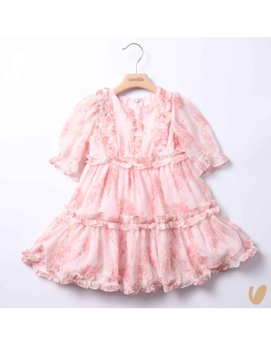 Abito chiffon fiori Abito e Tute