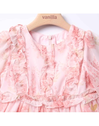 Chiffon flowers dress