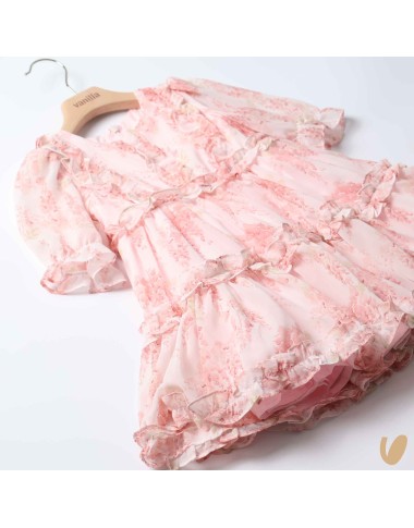 Abito chiffon fiori Abito e Tute