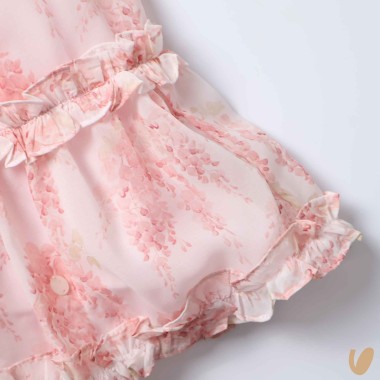 Abito chiffon fiori Abito e Tute