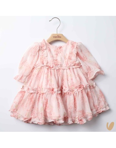 Abito chiffon fiori Abito e Tute