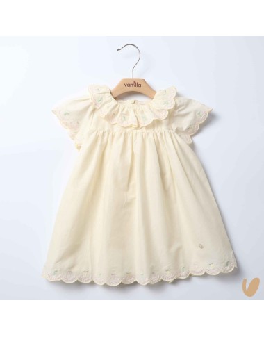 Cotton and Sangallo dress