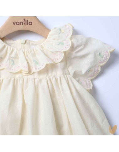 Cotton and Sangallo dress