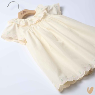 Abito cotone e sangallo Abito e Tute