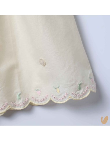 Cotton and Sangallo dress