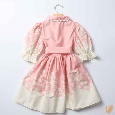 Abito bicolore in cotone Abito e Tuta