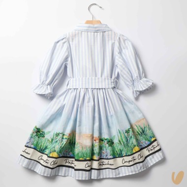 Abito righe in cotone Abito e Tuta