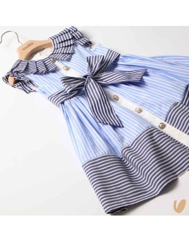 Patchwork lines dress