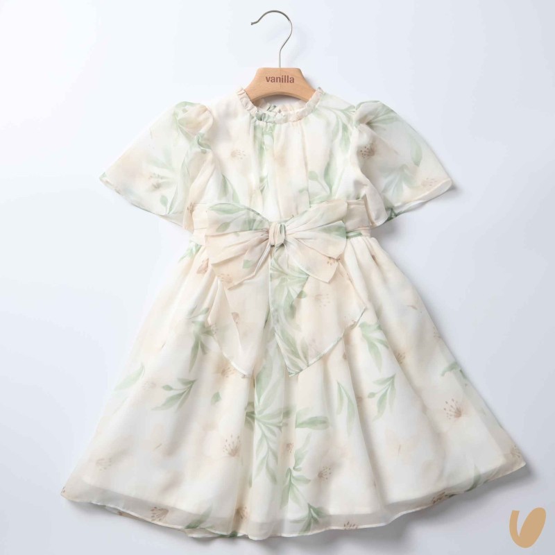 Abito chiffon fiori Abito e Tuta