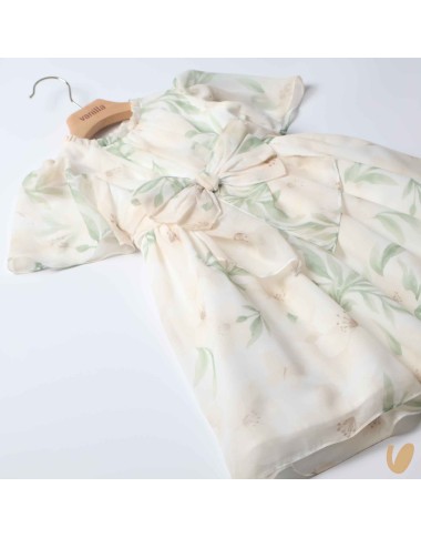 Chiffon flowers dress