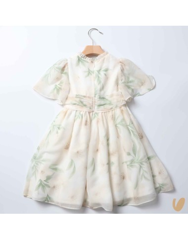 Chiffon flowers dress