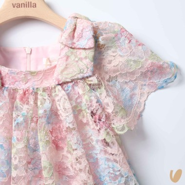 Abito macramè arcobaleno Abito e Tuta