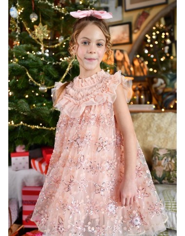 Tulle and Paiettes dress