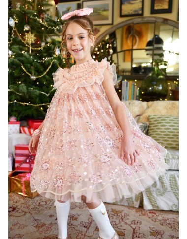 Tulle and Paiettes dress