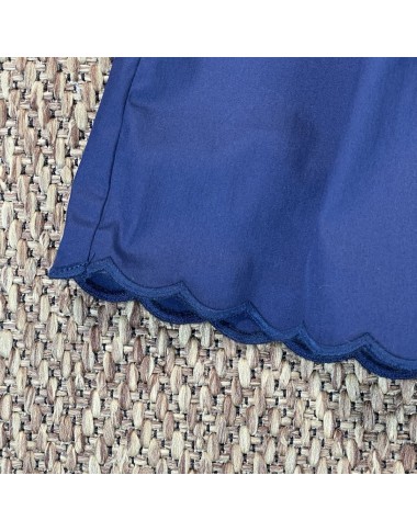 Two-colored poplin dress