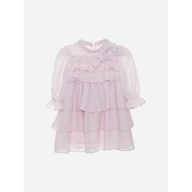 Abito chiffon balze Neonata 0/36