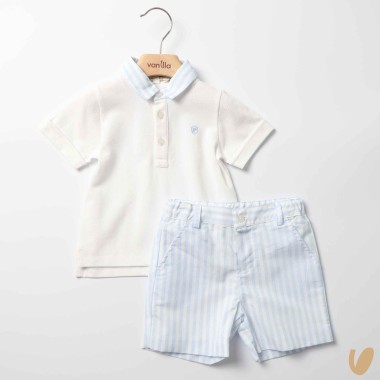 Completo polo e bermuda Completo e Pagliaccetto