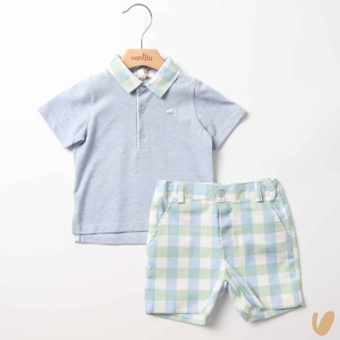 Completo polo e bermuda Completo e Pagliaccetto
