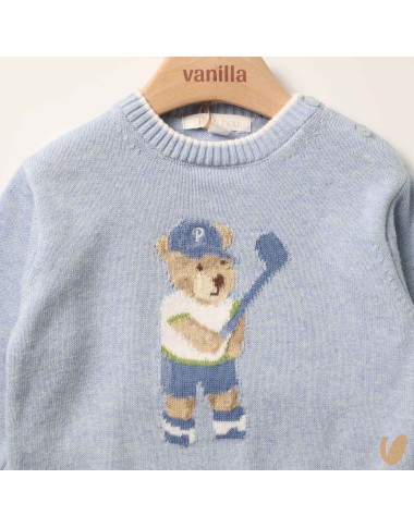 Golf bear wire knit