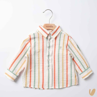 Camicia righe cotone T-Shirt e Camicia