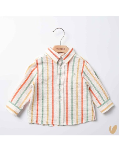 Camicia righe cotone T-Shirt e Camicia