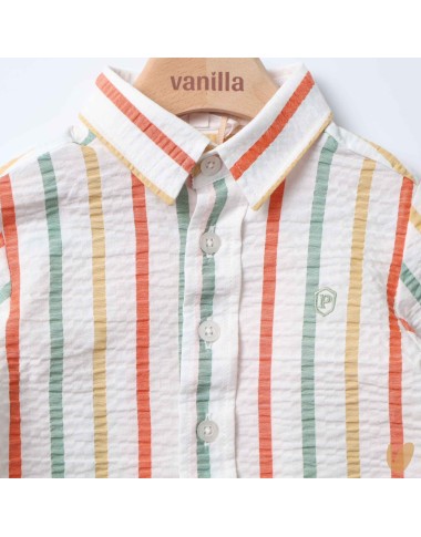 Cotton striped shirt