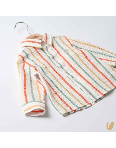 Cotton striped shirt