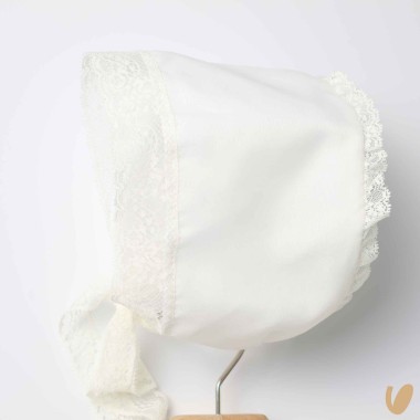 Abito con cuffietta punto smock Battesimo