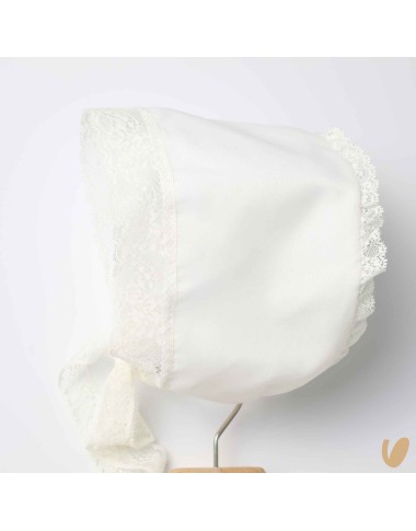 Abito con cuffietta punto smock Battesimo