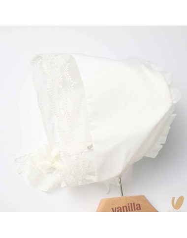 Abito con cuffietta punto smock Battesimo