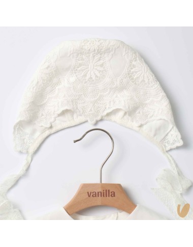 Abito lungo con cuffietta punto smock Battesimo