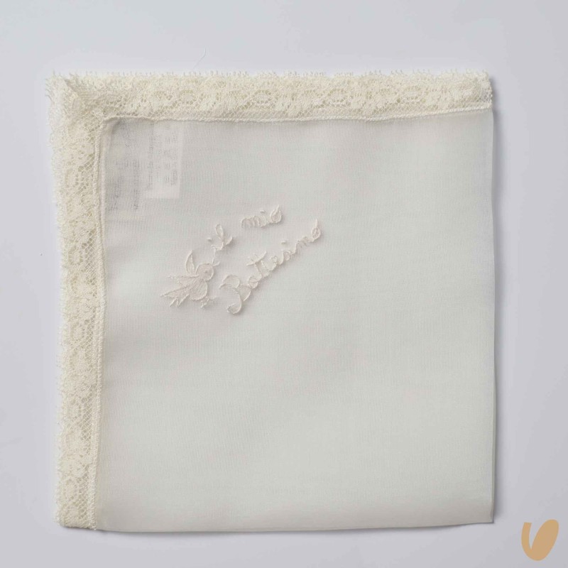 Mussola organza di seta il mio battesimo Mussole e Bavette
