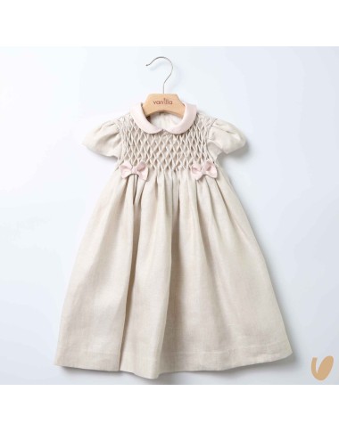 Dress in the shock point linen