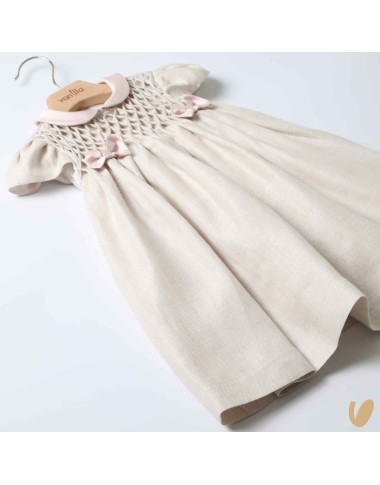 Dress in the shock point linen