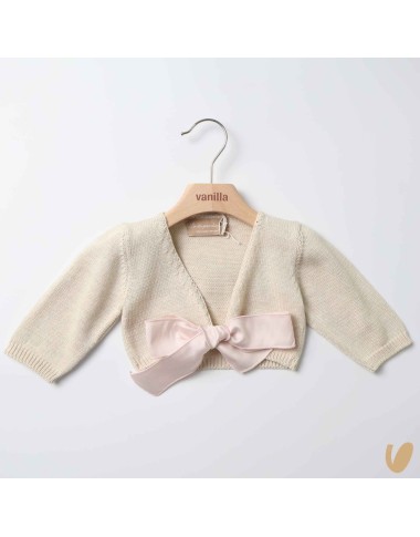 Scaldacuore con fiocco Cardigan e Maglia