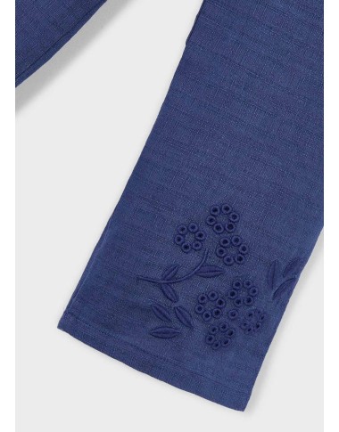 pantalone cropped con ricami Pantaloni e Jeans