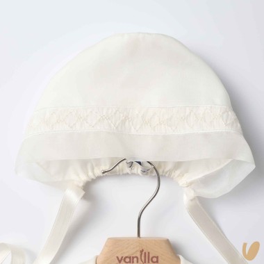 Completo battesimale in pura seta Battesimo